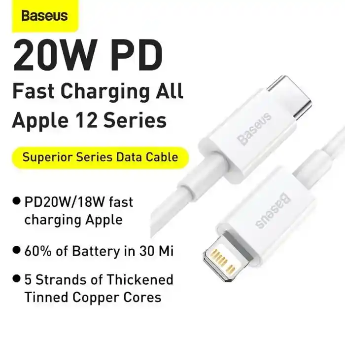 Baseus Superior Series Fast Charging Data Cable Type-C to iP PD...